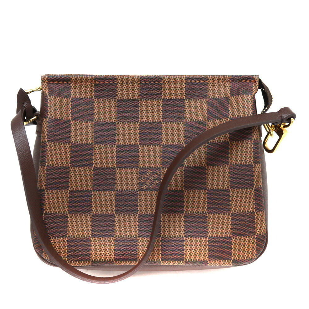 Louis Vuitton Trousse Makeup Clutch Damier Brown